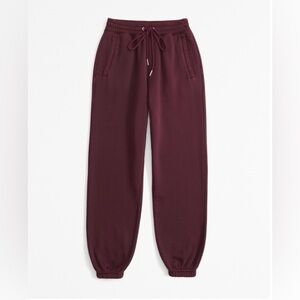 NWT Burgundy Essential Sunday Sweatpants